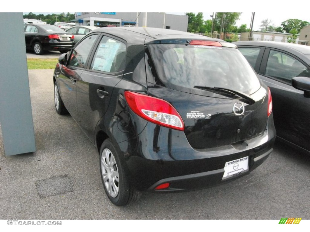 2014 Mazda2 Sport - Jet Black / Black photo #2