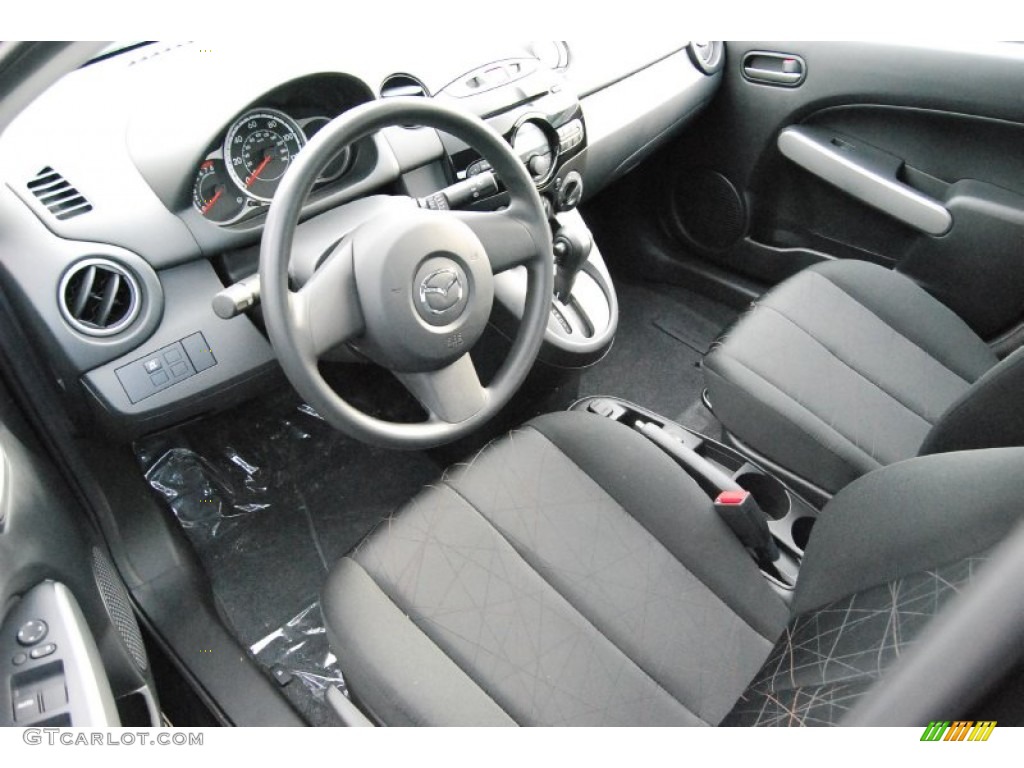 Black Interior 2014 Mazda Mazda2 Sport Photo #93205034