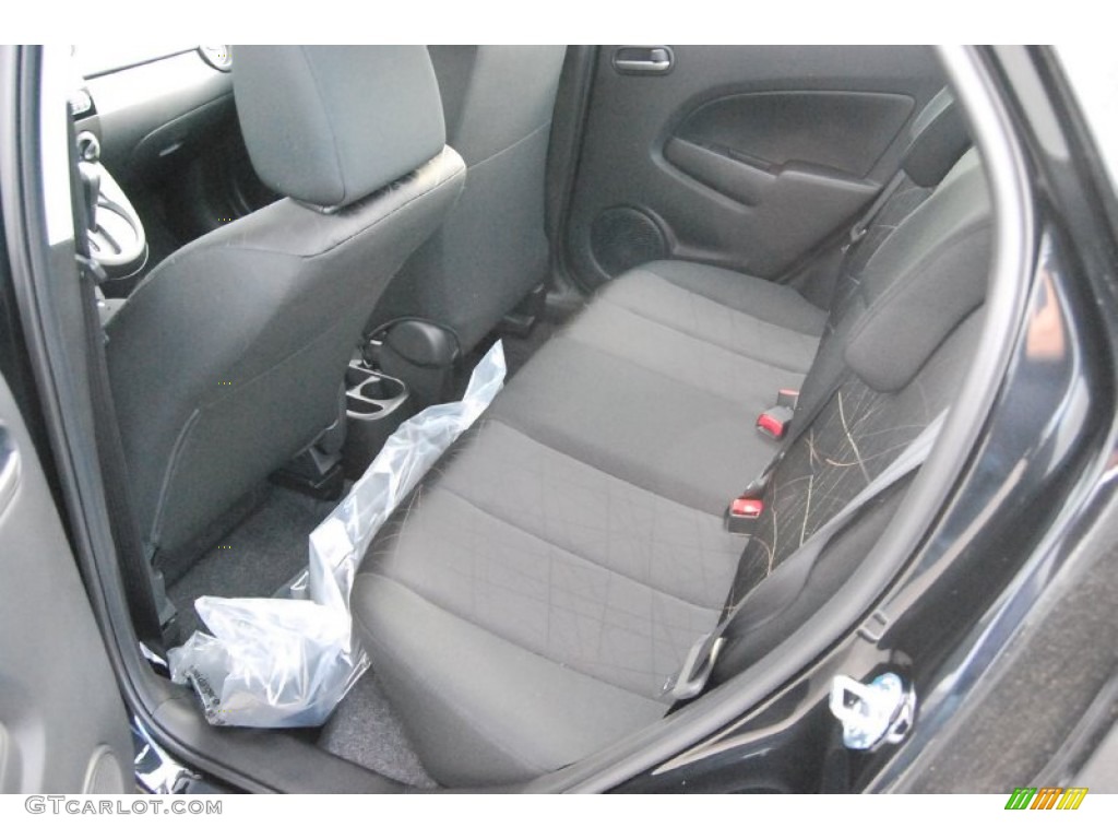 Black Interior 2014 Mazda Mazda2 Sport Photo #93205052