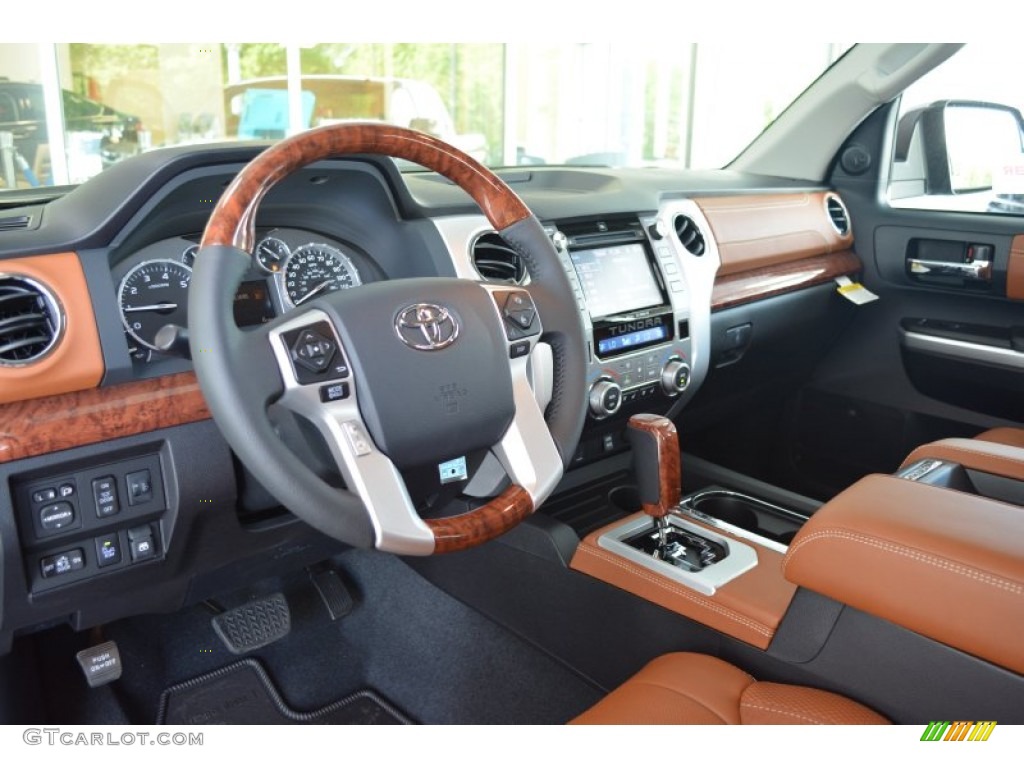 1794 Edition Premium Brown Interior 2014 Toyota Tundra 1794 Edition Crewmax 4x4 Photo #93205166