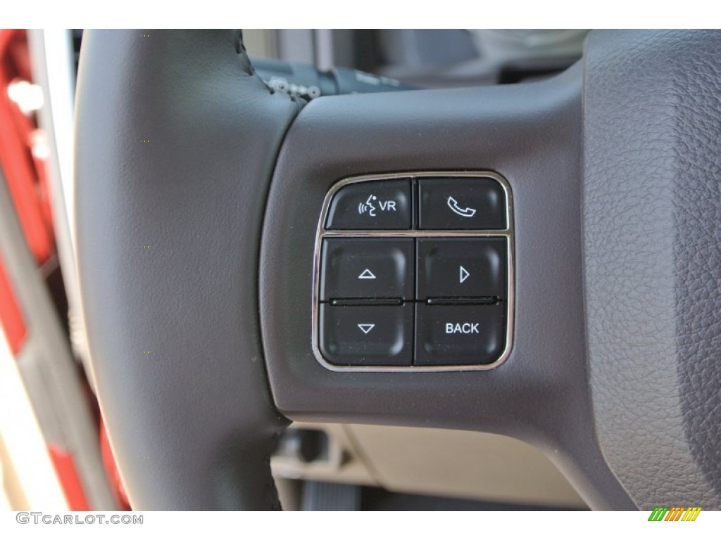 2012 Ram 2500 HD SLT Crew Cab 4x4 - Deep Molten Red Pearl / Light Pebble Beige/Bark Brown photo #17