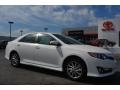 2014 Super White Toyota Camry SE  photo #1