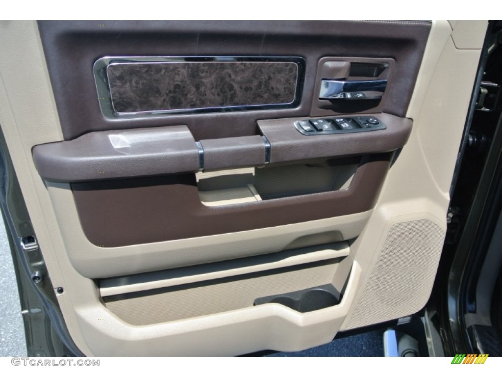 2011 Ram 2500 HD Laramie Longhorn Crew Cab 4x4 - Sagebrush Pearl / Light Pebble Beige/Bark Brown photo #12