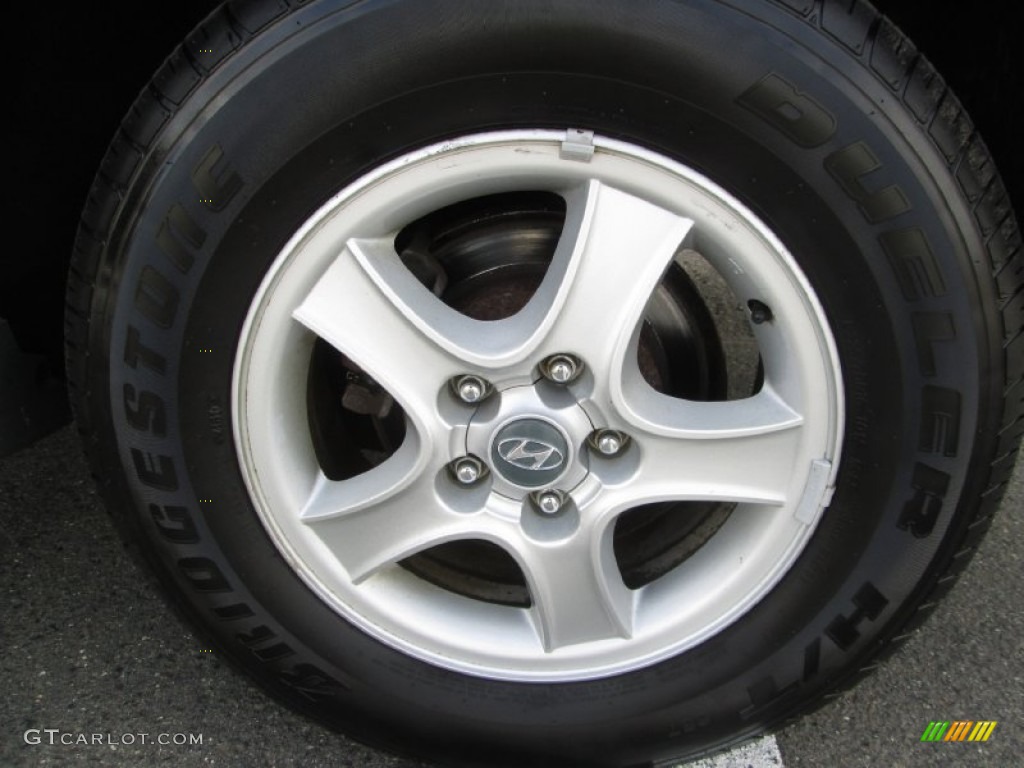 2004 Hyundai Santa Fe GLS 4WD Wheel Photo #93209294
