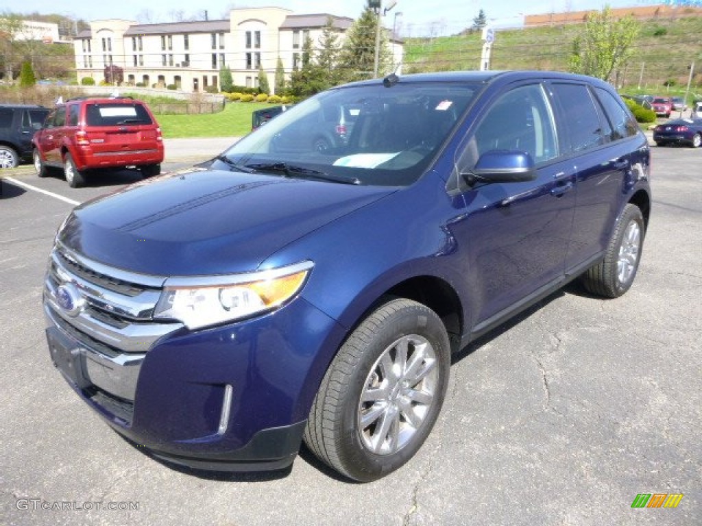 2012 Edge SEL AWD - Dark Blue Pearl Metallic / Charcoal Black photo #5