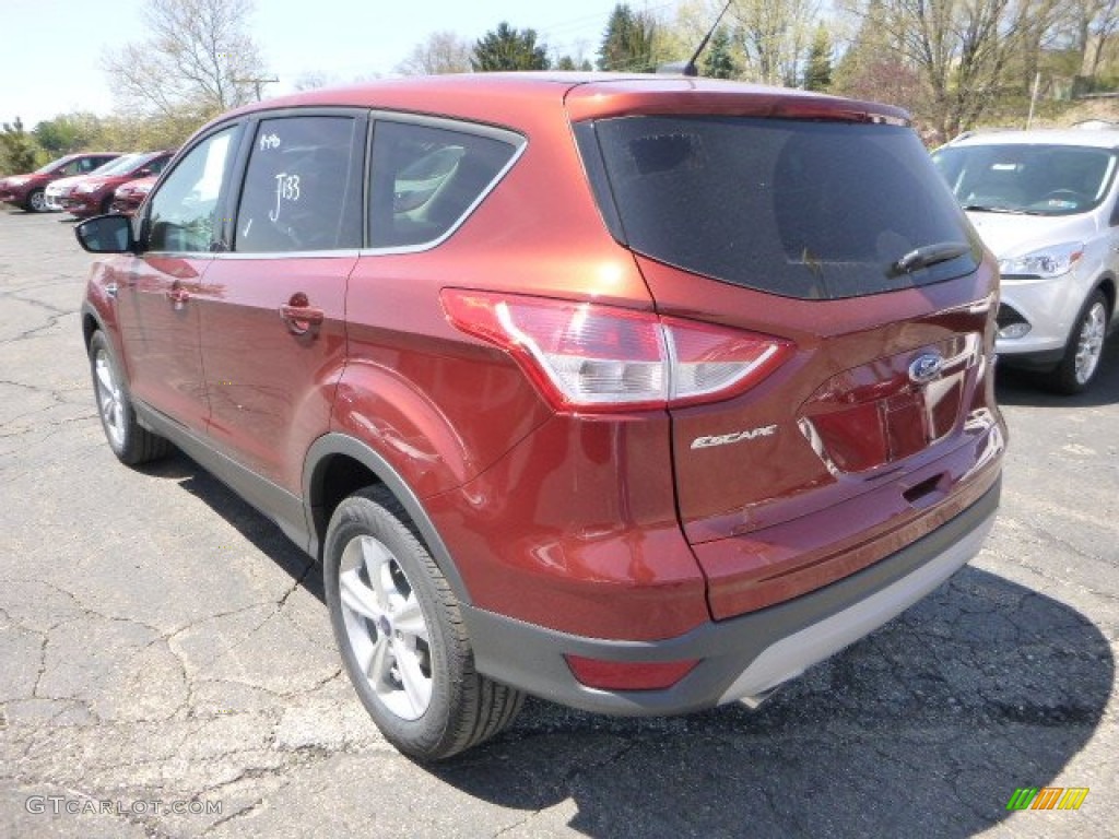 2014 Escape SE 1.6L EcoBoost 4WD - Sunset / Charcoal Black photo #4