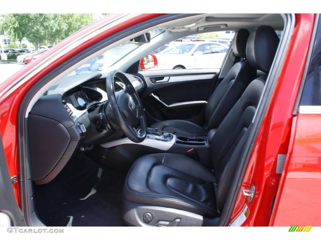 2009 A4 2.0T Premium quattro Sedan - Brilliant Red / Black photo #10