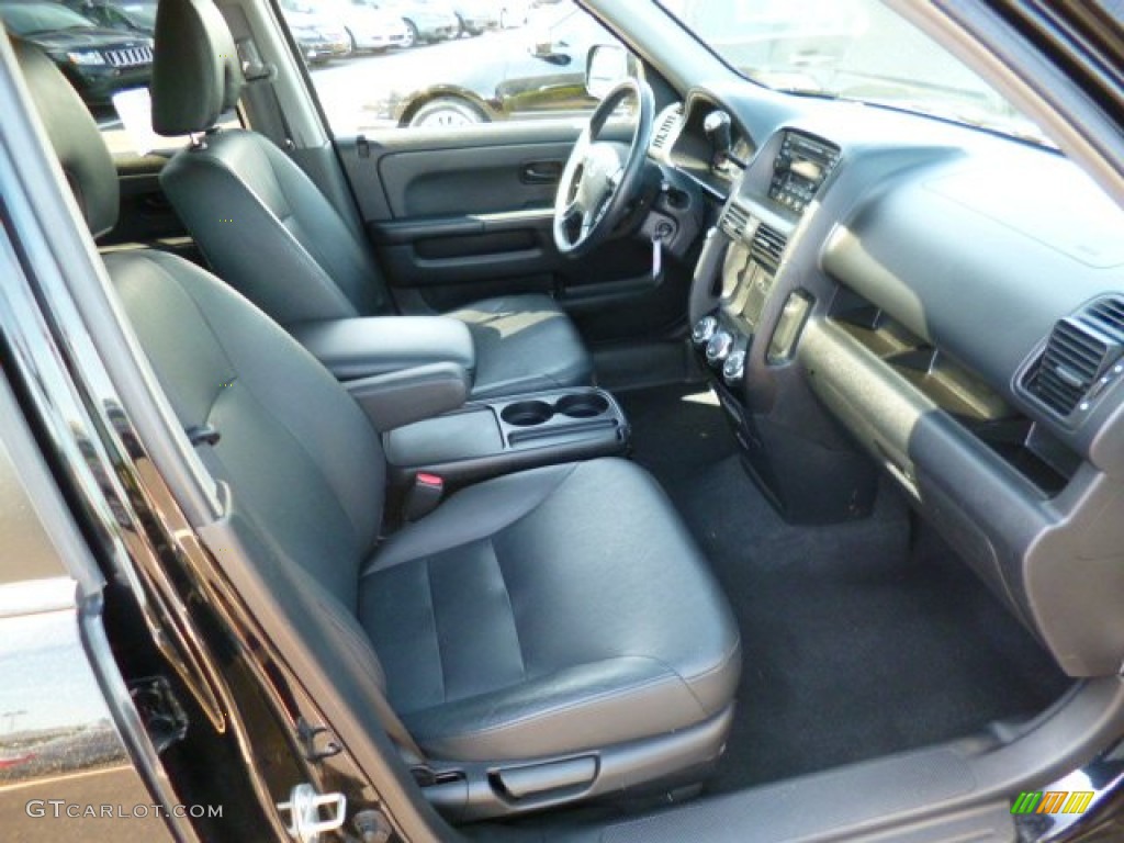 Black Interior 2005 Honda CR-V Special Edition 4WD Photo #93215276