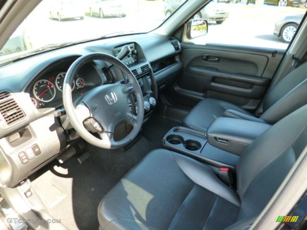 Black Interior 2005 Honda CR-V Special Edition 4WD Photo #93215471