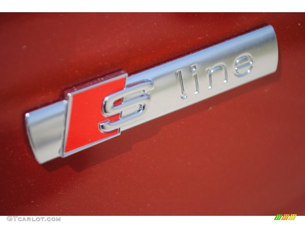 2014 A4 2.0T Sedan - Volcano Red Metallic / Velvet Beige/Black photo #5