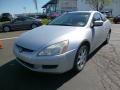 2003 Satin Silver Metallic Honda Accord EX V6 Coupe  photo #2