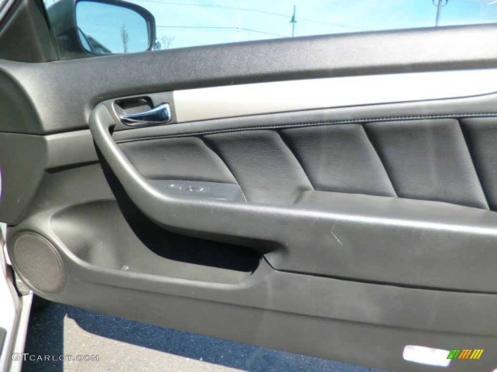 2003 Accord EX V6 Coupe - Satin Silver Metallic / Black photo #11