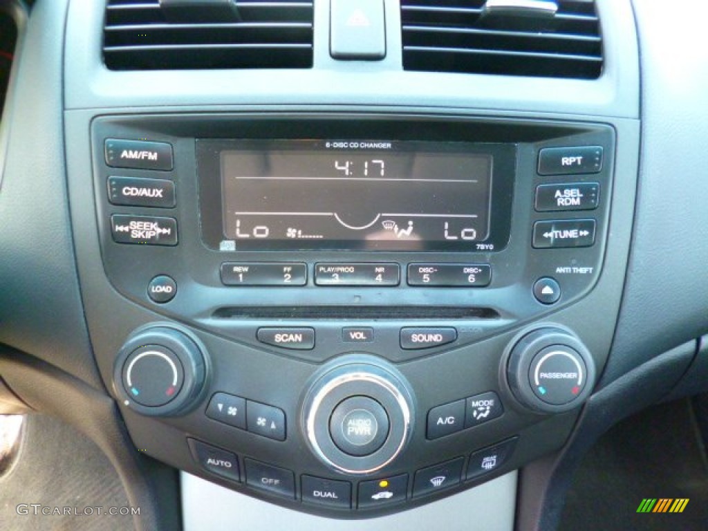 2003 Accord EX V6 Coupe - Satin Silver Metallic / Black photo #19