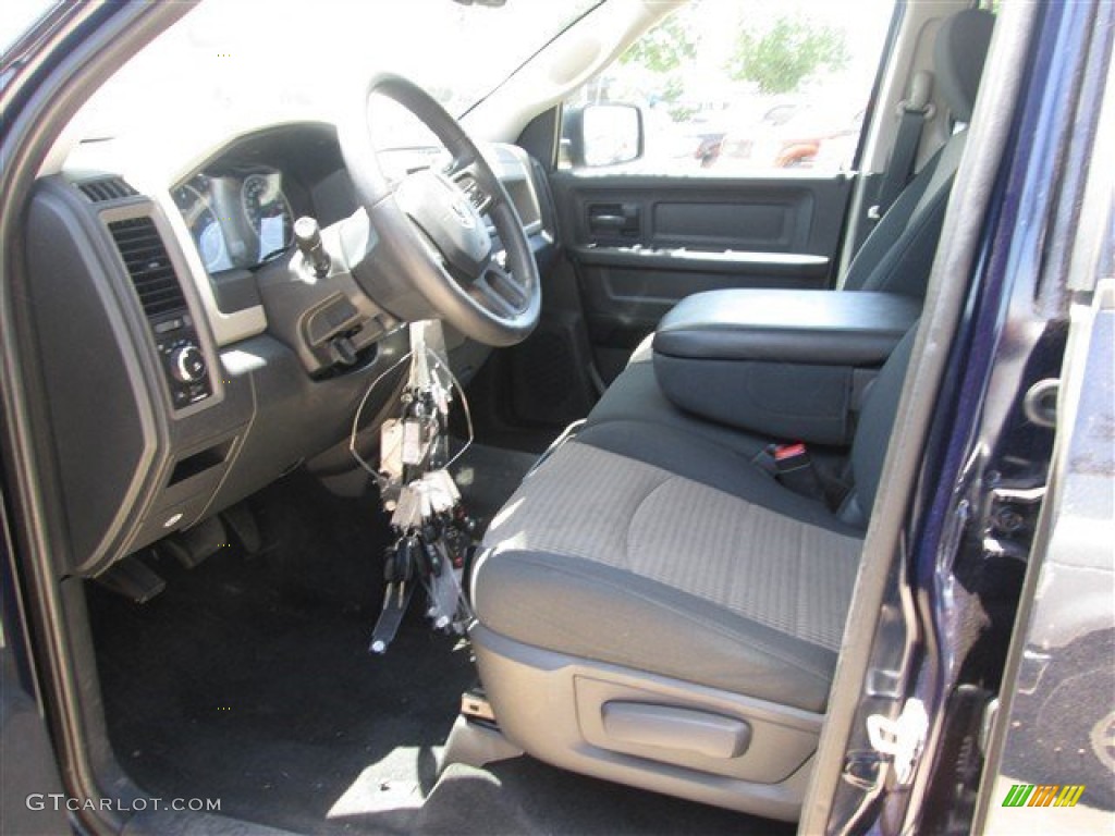 2012 Ram 1500 Express Crew Cab - True Blue Pearl / Dark Slate Gray/Medium Graystone photo #21