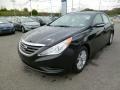 Phantom Black Metallic - Sonata GLS Photo No. 3
