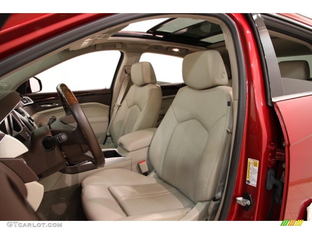 Shale/Brownstone Interior 2010 Cadillac SRX 4 V6 Turbo AWD Photo #93220004