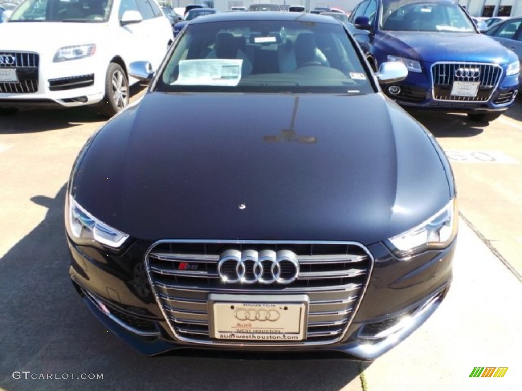 2014 S5 3.0T Premium Plus quattro Coupe - Moonlight Blue Metallic / Black/Lunar Silver photo #2