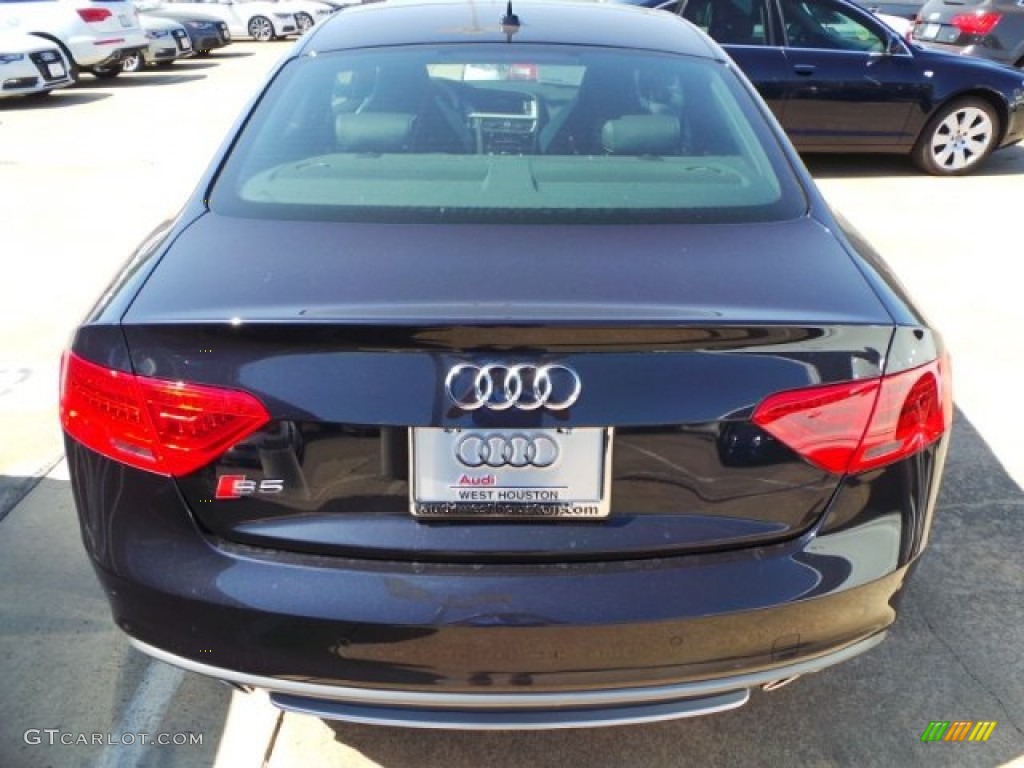 2014 S5 3.0T Premium Plus quattro Coupe - Moonlight Blue Metallic / Black/Lunar Silver photo #6