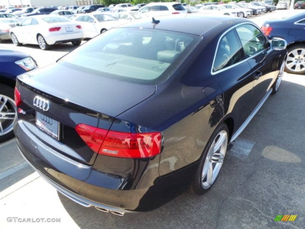 2014 S5 3.0T Premium Plus quattro Coupe - Moonlight Blue Metallic / Black/Lunar Silver photo #7