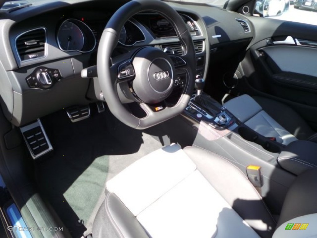 2014 S5 3.0T Premium Plus quattro Coupe - Moonlight Blue Metallic / Black/Lunar Silver photo #11