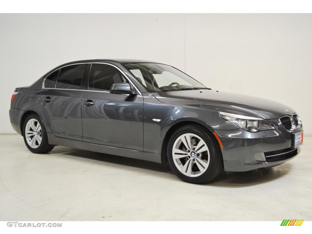 2010 5 Series 528i Sedan - Platinum Grey Metallic / Gray photo #2