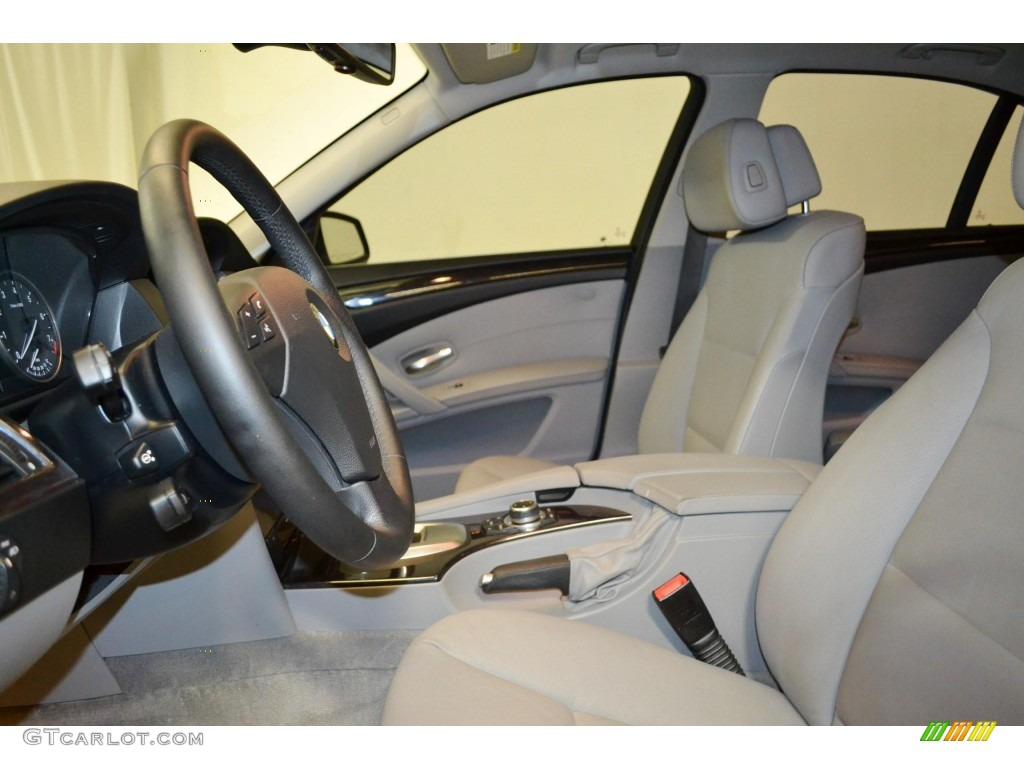 2010 5 Series 528i Sedan - Platinum Grey Metallic / Gray photo #13