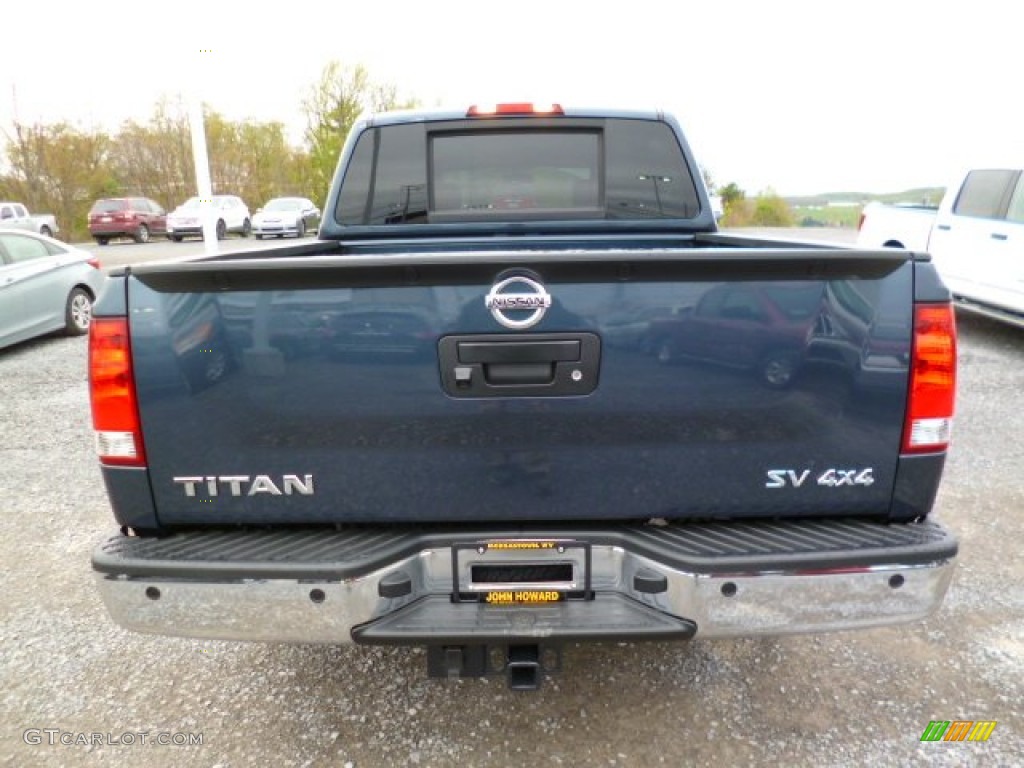 2014 Titan SV Crew Cab 4x4 - Graphite Blue / Charcoal photo #6