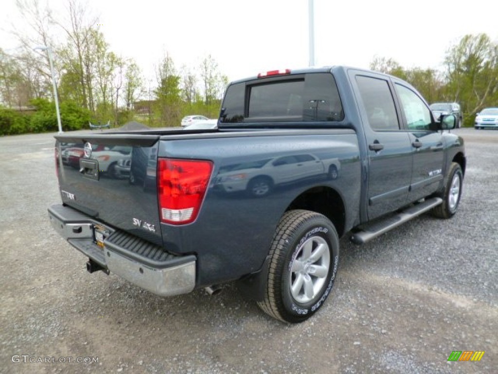2014 Titan SV Crew Cab 4x4 - Graphite Blue / Charcoal photo #7