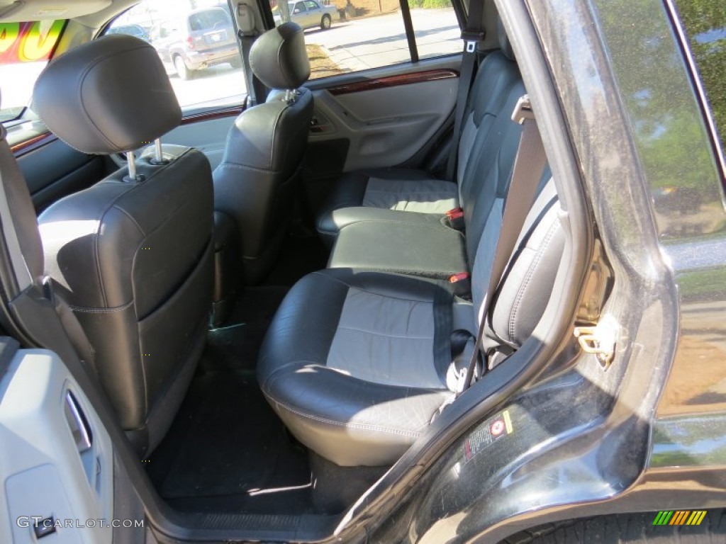 2004 Grand Cherokee Overland - Brillant Black Crystal Pearl / Dark Slate Gray photo #10