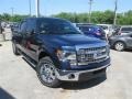 2014 Blue Jeans Ford F150 XLT SuperCrew  photo #3