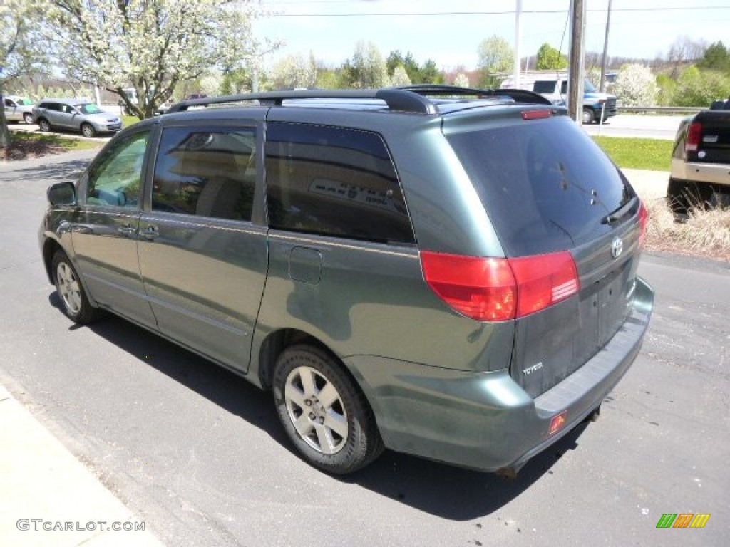 2004 Sienna XLE - Aspen Green Pearl / Fawn Beige photo #6