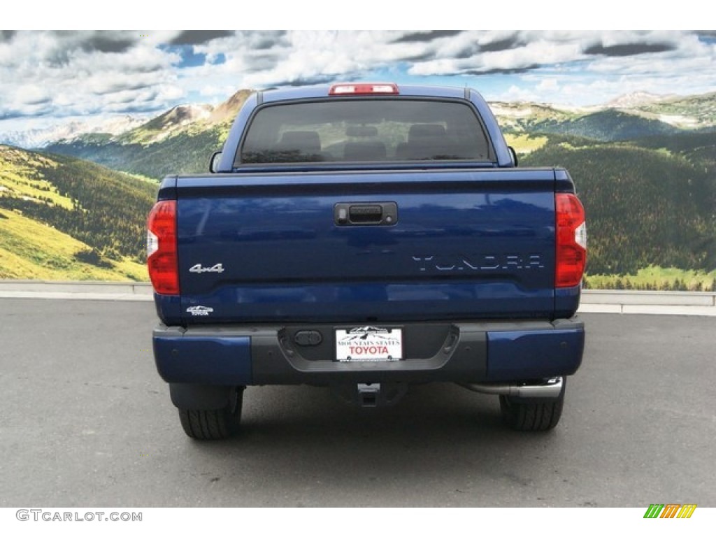 2014 Tundra Platinum Crewmax 4x4 - Blue Ribbon Metallic / Black photo #4