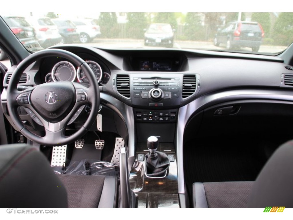 2012 Acura TSX Special Edition Sedan Ebony Dashboard Photo #93229660