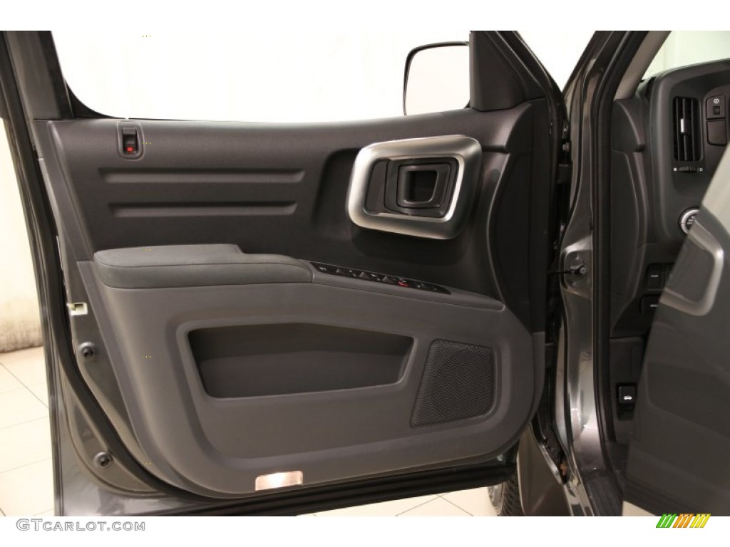 2008 Honda Ridgeline RT Gray Door Panel Photo #93229670