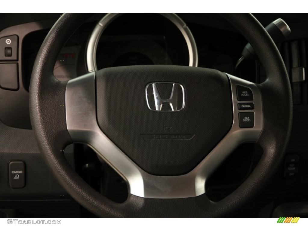2008 Honda Ridgeline RT Gray Steering Wheel Photo #93229733