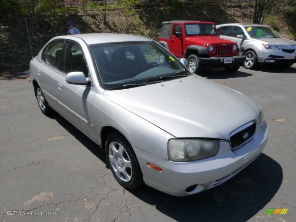 2001 Elantra GLS - Pewter / Gray photo #2