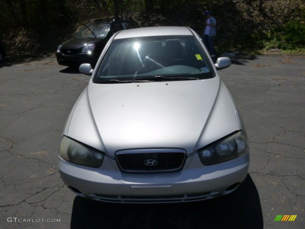2001 Elantra GLS - Pewter / Gray photo #3