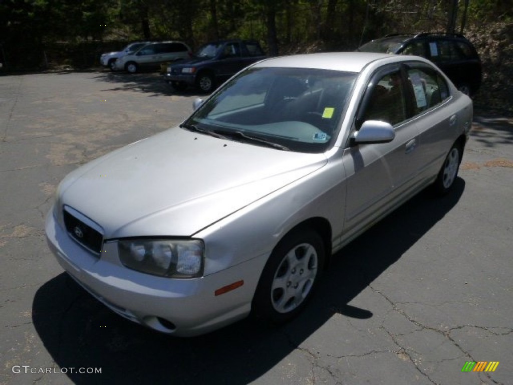 2001 Elantra GLS - Pewter / Gray photo #4