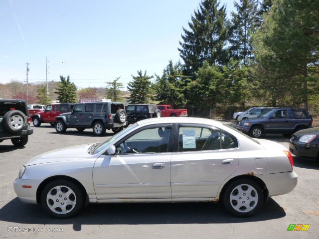 2001 Elantra GLS - Pewter / Gray photo #5