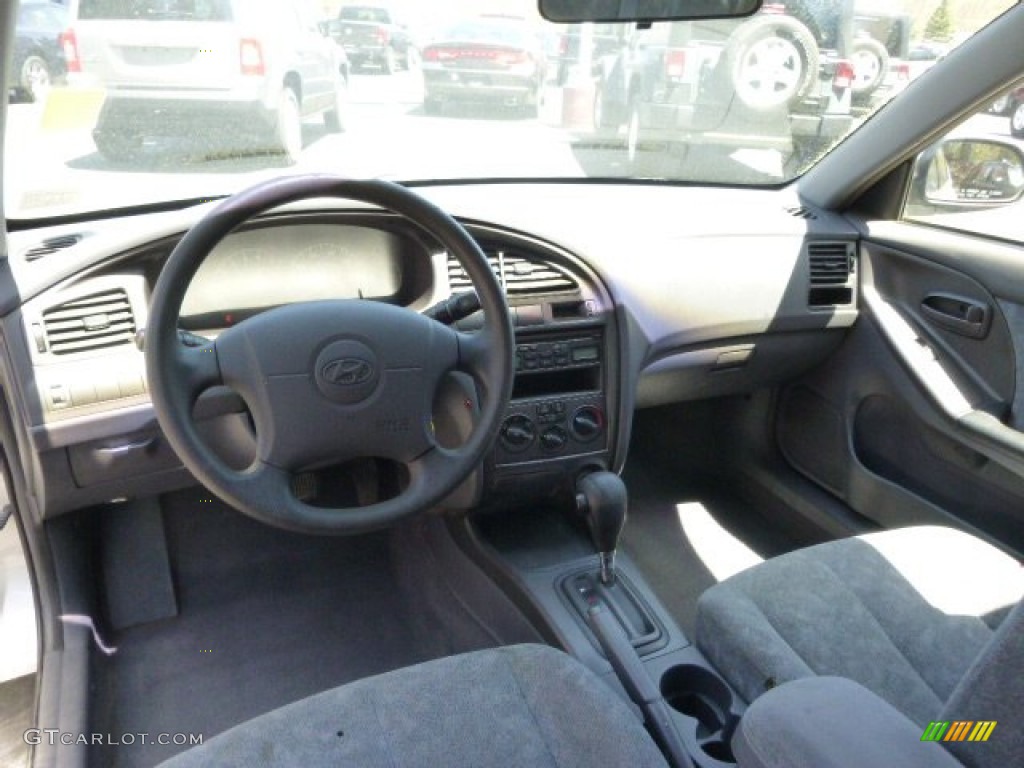 2001 Elantra GLS - Pewter / Gray photo #14