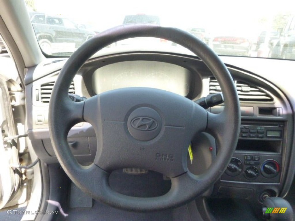 2001 Elantra GLS - Pewter / Gray photo #18