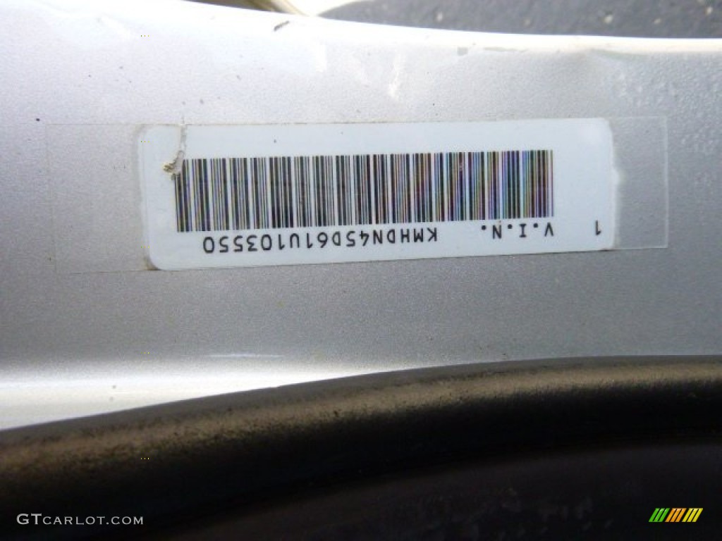 2001 Elantra GLS - Pewter / Gray photo #20