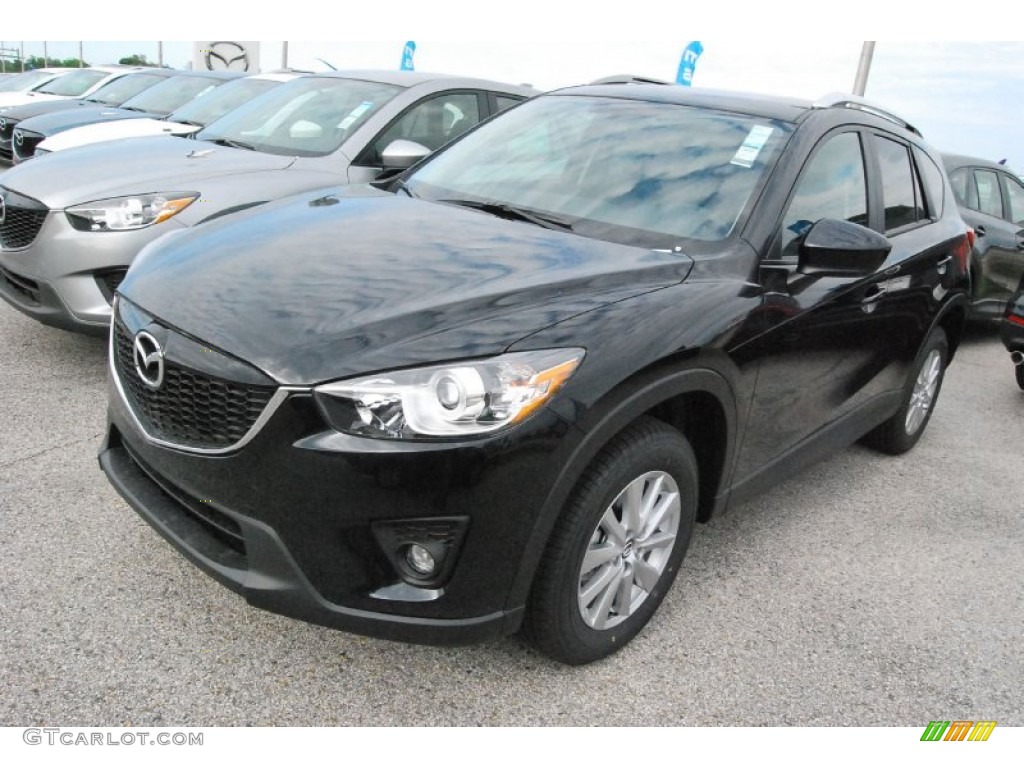 Jet Black Mica 2015 Mazda CX-5 Touring Exterior Photo #93231675