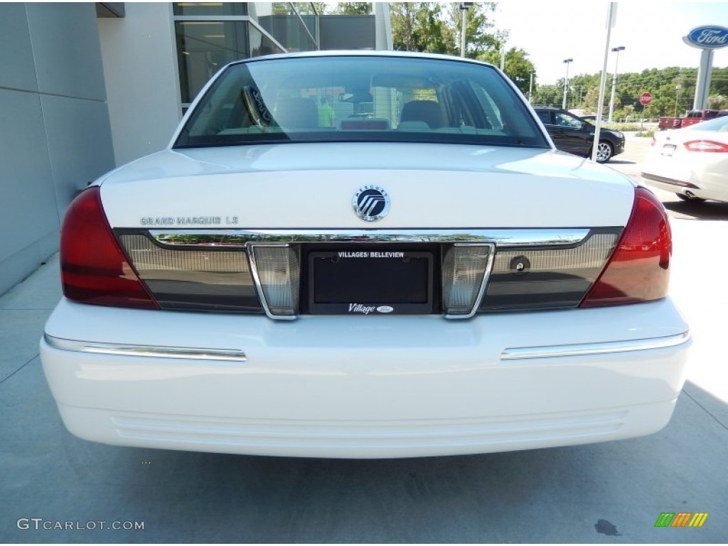 2007 Grand Marquis LS - Vibrant White / Light Camel photo #3