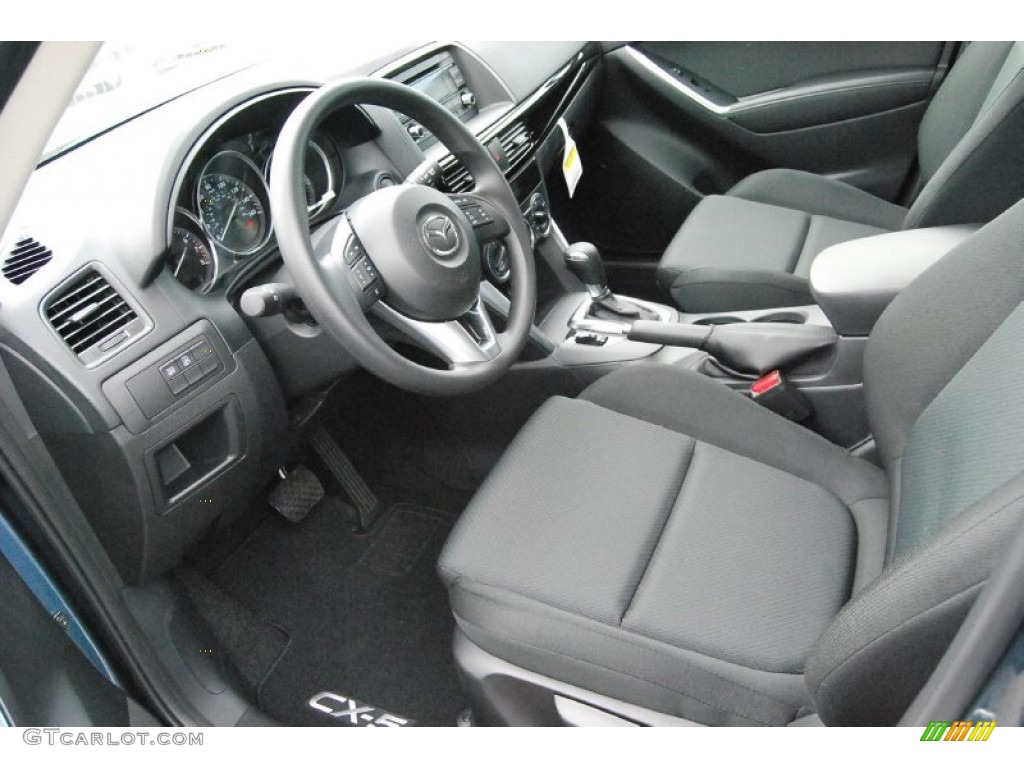 Black Interior 2015 Mazda CX-5 Sport Photo #93232052