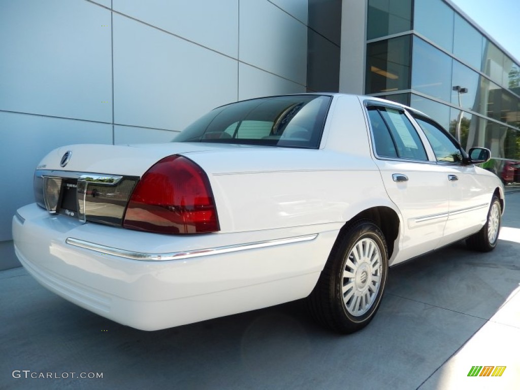 2007 Grand Marquis LS - Vibrant White / Light Camel photo #4