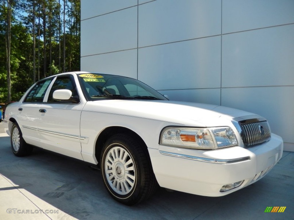 2007 Grand Marquis LS - Vibrant White / Light Camel photo #6