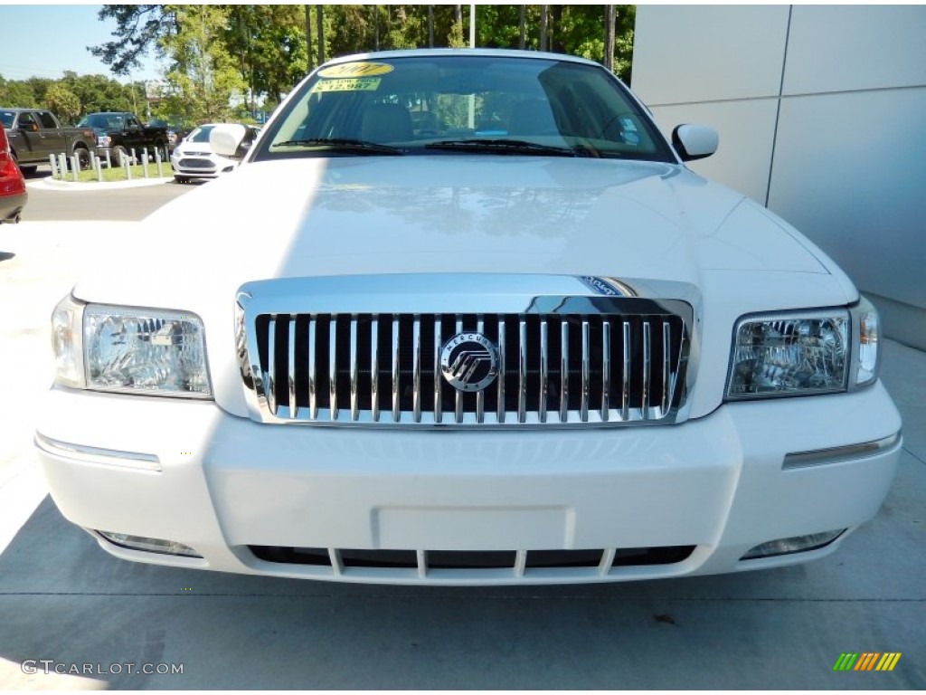 2007 Grand Marquis LS - Vibrant White / Light Camel photo #7