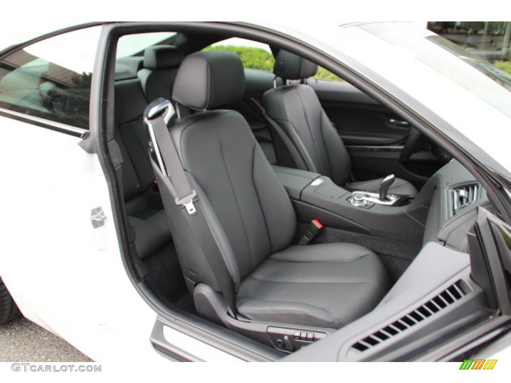 Black Interior 2014 BMW 6 Series 640i xDrive Coupe Photo #93232580