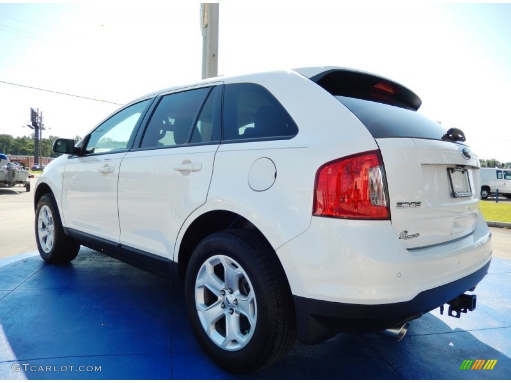 2012 Edge SEL - White Platinum Metallic Tri-Coat / Medium Light Stone photo #3